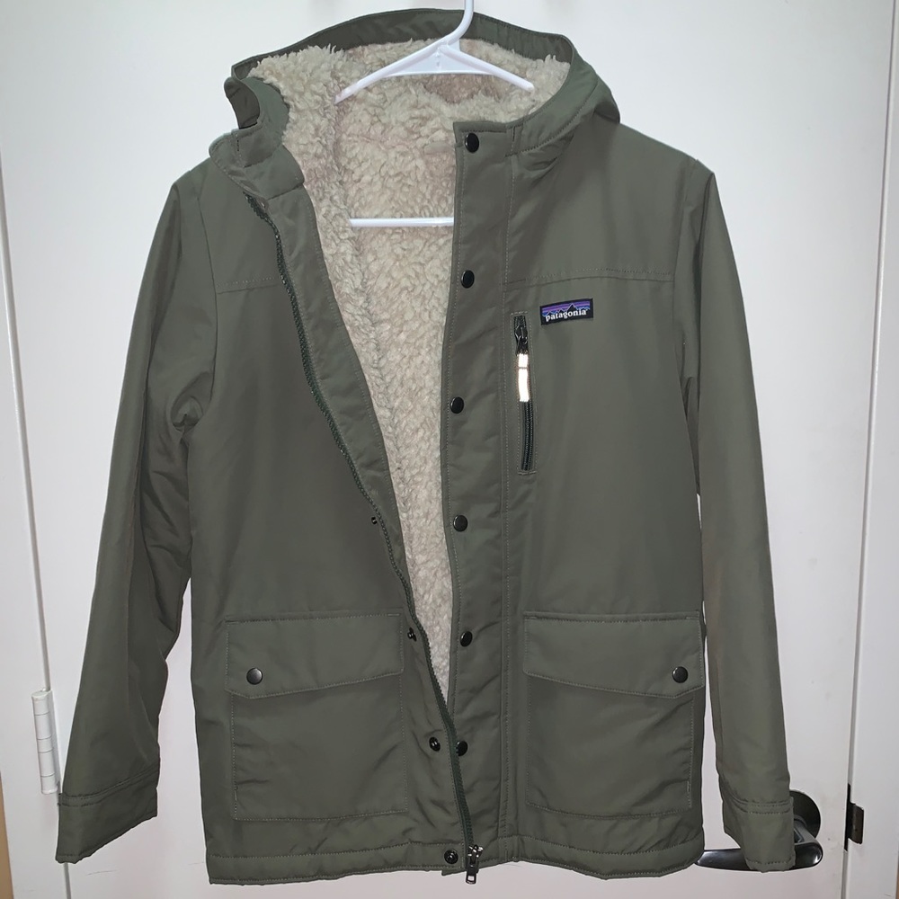 Patagonia Boys Infurno Jacket (Green - Size L/12)